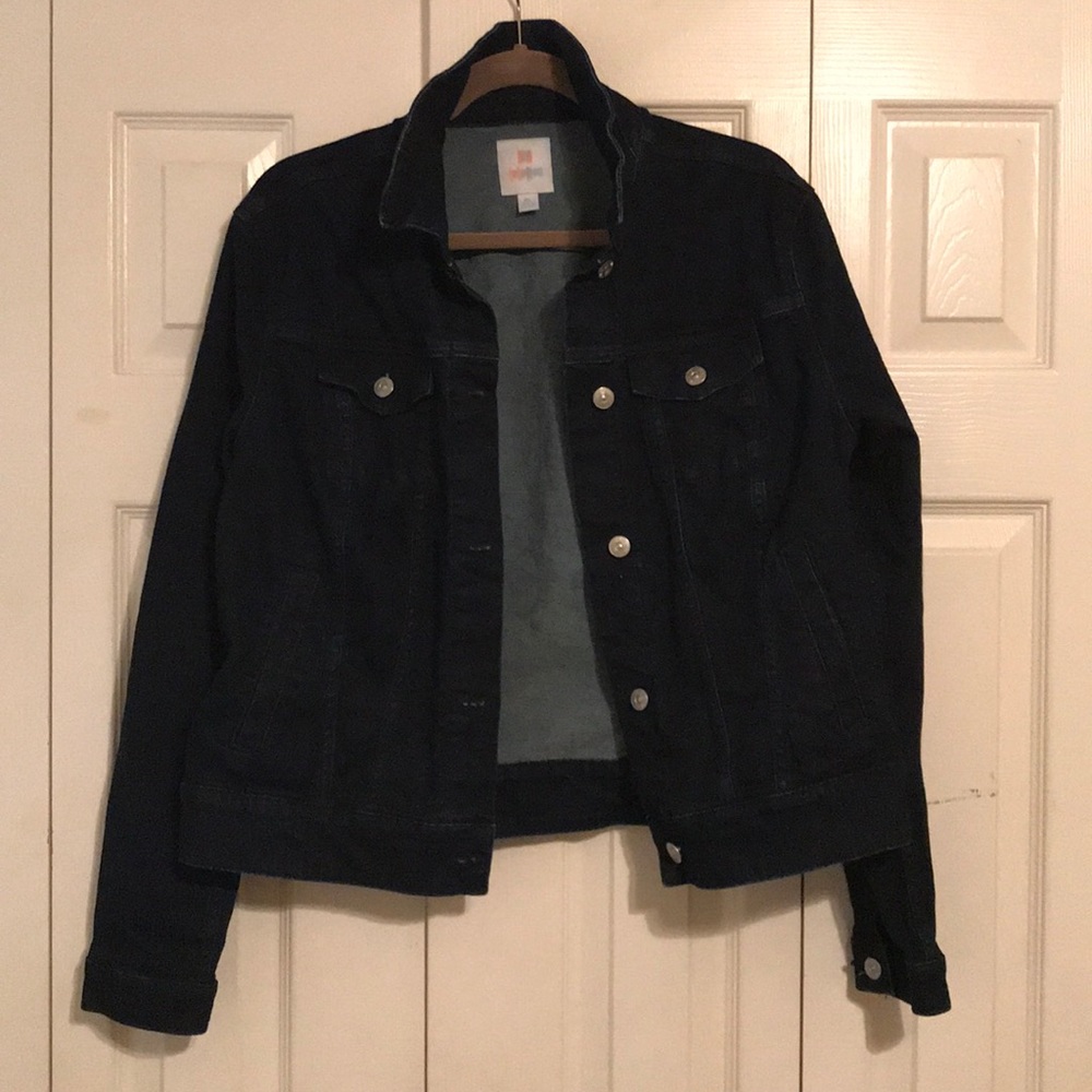 Dark denim blue Lularoe jacket XL
